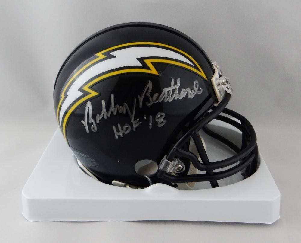 Bobby Beathard Signed Los Angeles Chargers Throwback Mini Helmet