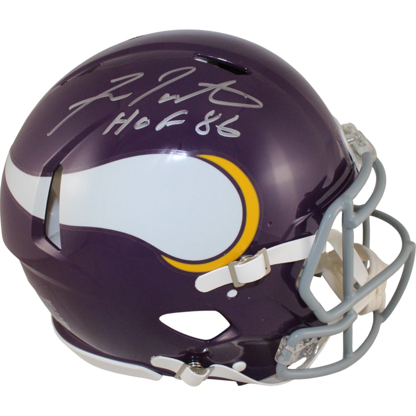 Fran Tarkenton Signed Minnesota Vikings Authentic Throwback Full Size Helmet