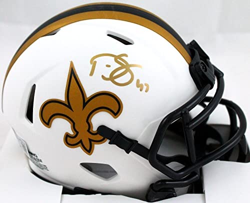 Darren Sproles Signed New Orleans Saints Lunar Speed Mini Helmet