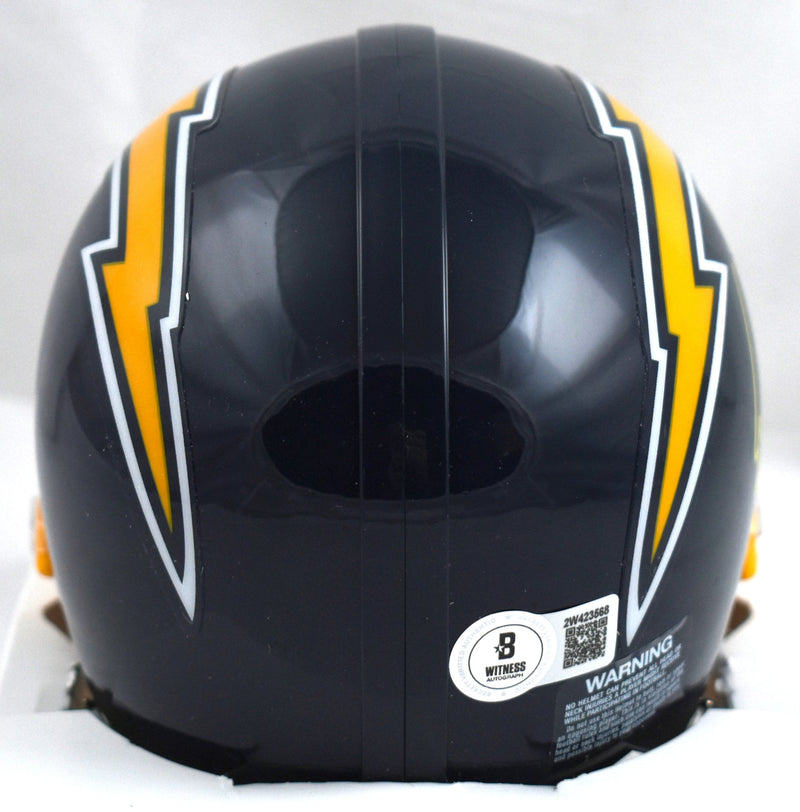 Dan Fouts Autographed Los Angeles Chargers Speed Mini Helmet