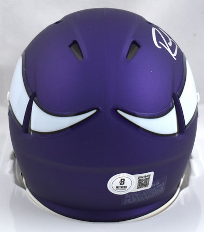 Randy Moss Autographed Minnesota Vikings Speed Mini Helmet