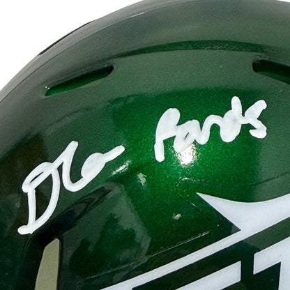 D'Angelo Ponds Signed New York Jets Speed Mini Helmet
