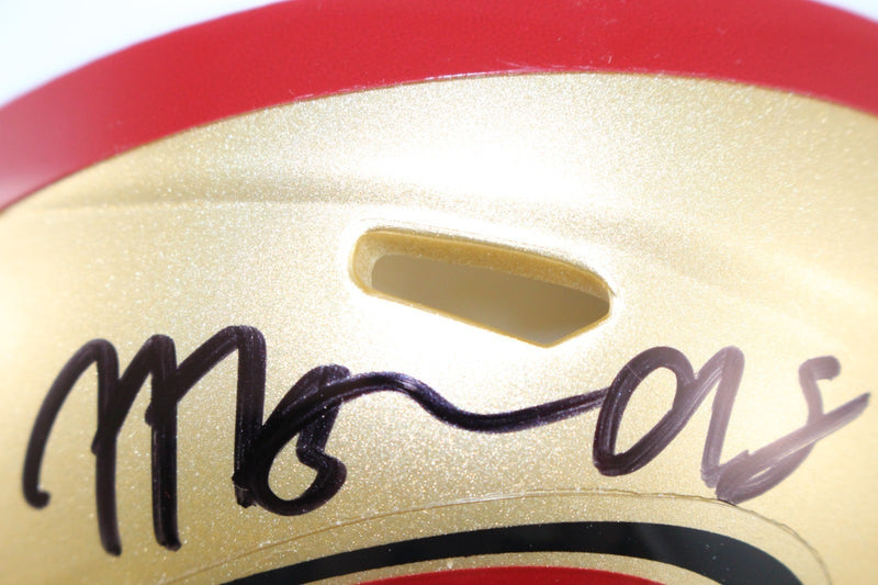 Mykel Williams San Francisco 49ers Autographed Mini Helmet (Beckett)