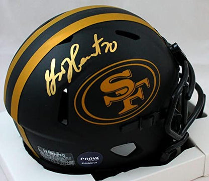 Garrison Hearst Signed San Francisco 49ers Eclipse Speed Mini Helmet