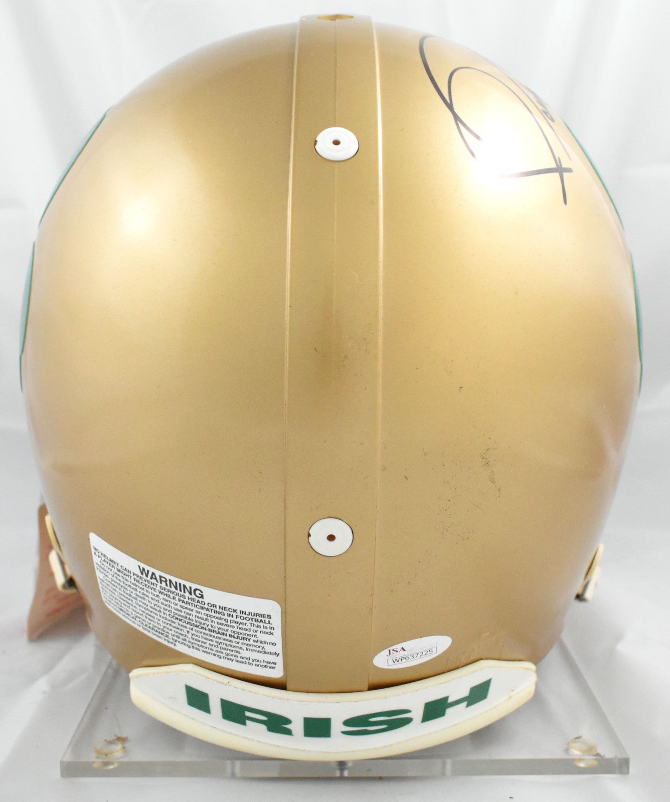 Jerome Bettis Autographed Notre Dame Full Size Authentic Helmet