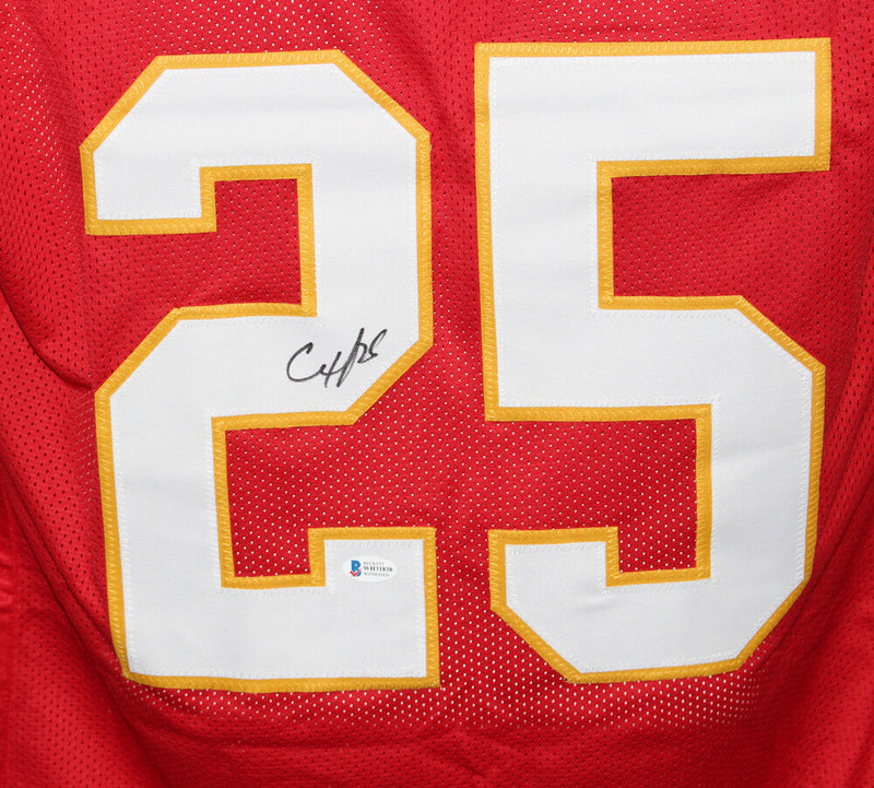 Clyde Edwards-Helaire Autographed Kansas City Chiefs Style Jersey
