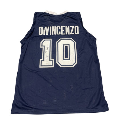 Donte DiVincenzo Signed Villanova Custom Jersey (16 & 18 Champs) - JSA