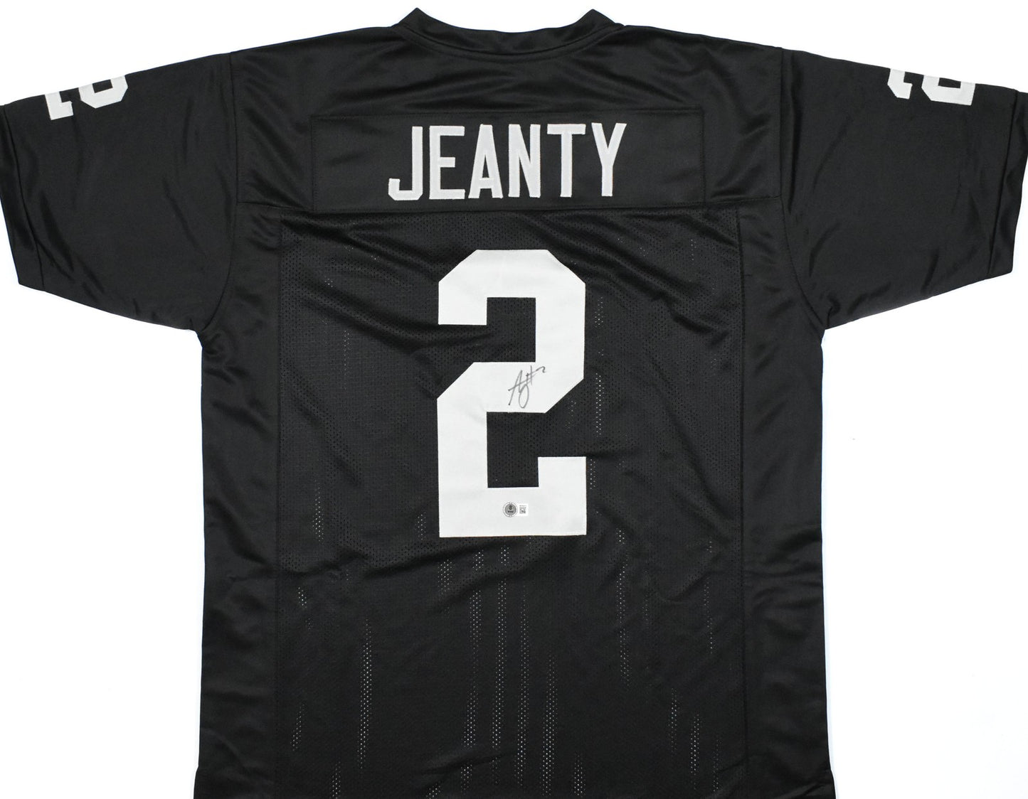 Ashton Jeanty Autographed Las Vegas Raiders Style Custom Black Jersey