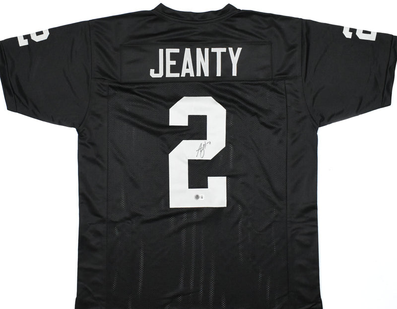 Ashton Jeanty Autographed Las Vegas Raiders Style Custom Black Jersey