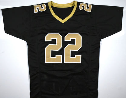 Rashid Shaheed Signed Custom Black Football Jersey