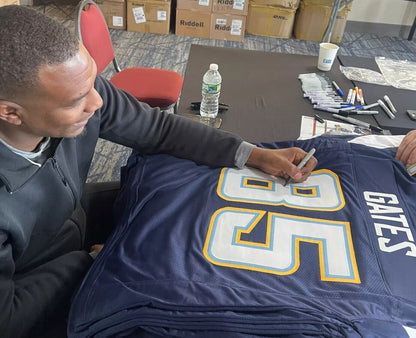 Antonio Gates Signed San Diego Chargers Custom Football Jersey BAS