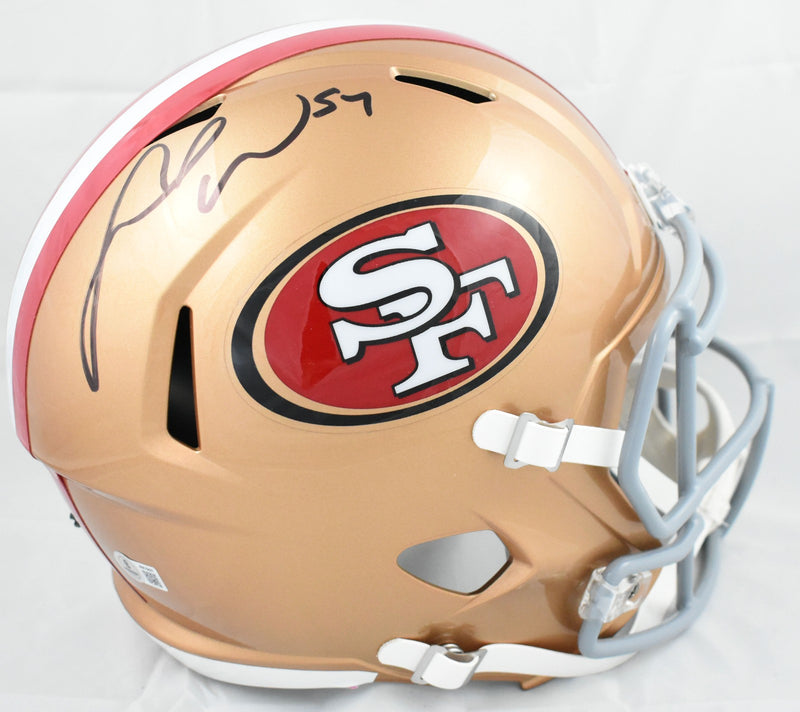 Fred Warner Autographed San Francisco 49ers Full Size Speed Helmet