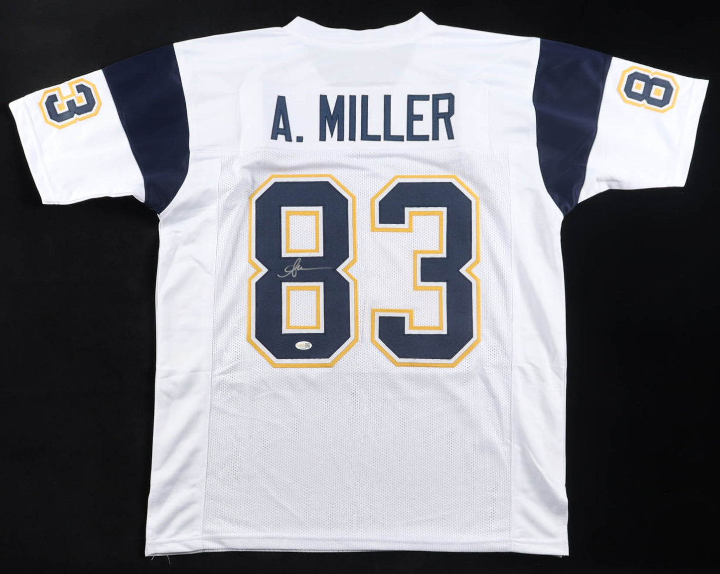 Anthony Miller Signed Los Angeles Chargers White Custom Jersey