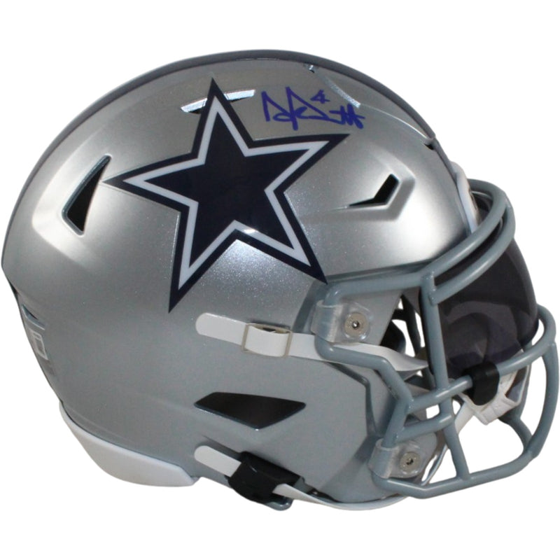Dak Prescott Autographed Dallas Cowboys Mid-Size Helmet