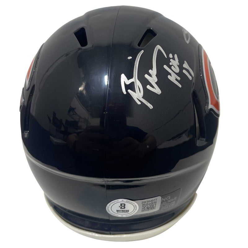 Brian Urlacher & Lance Briggs Signed Chicago Bears Speed Mini Helmet