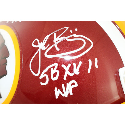 Doug Williams, Brett Rypien & John Riggins Signed Washington VSR4 Helmet