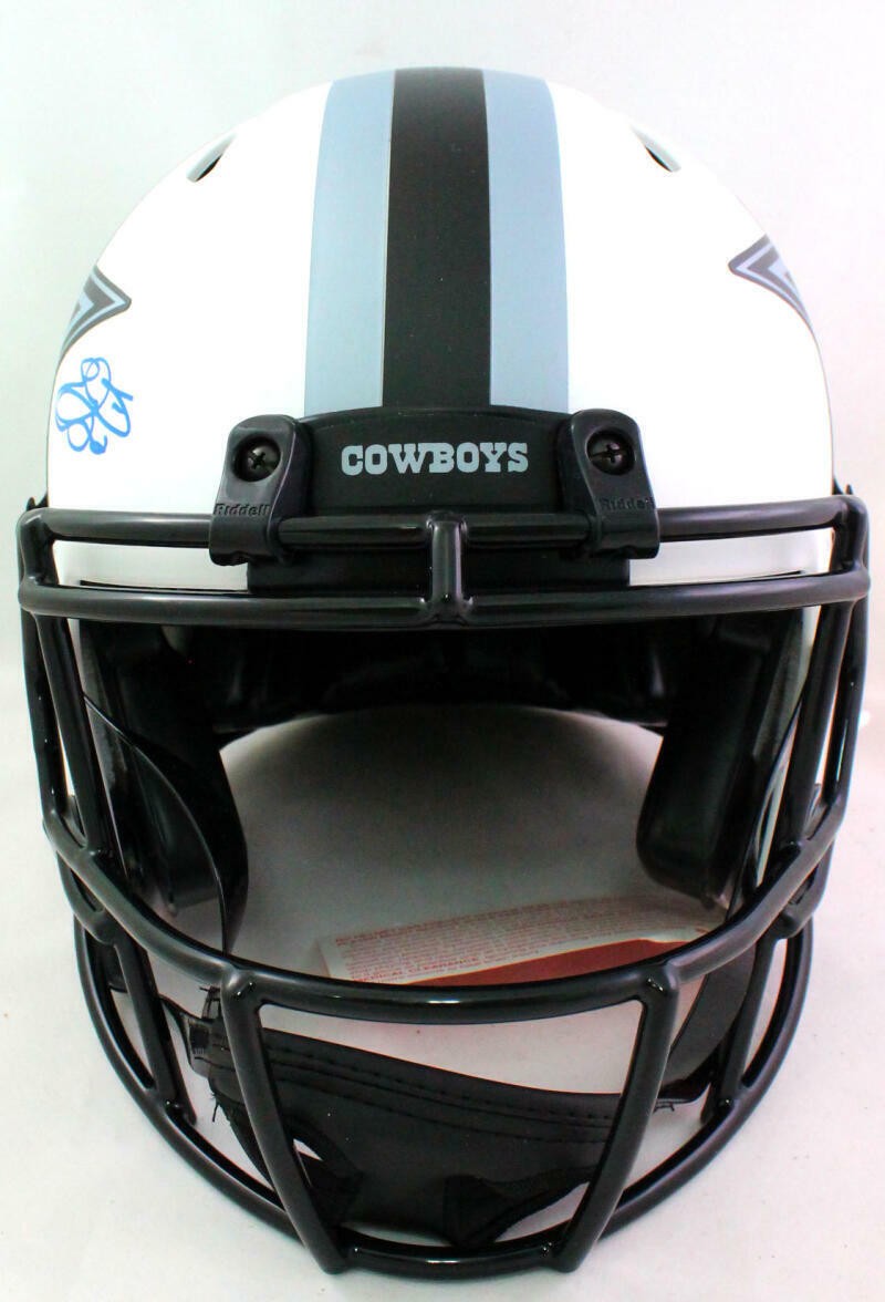 Emmitt Smith Signed Dallas Cowboys Lunar Speed Authentic Full Size Helmet