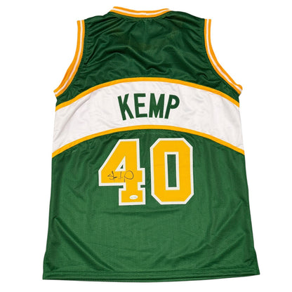 Shawn Kemp Seattle Supersonics Signed Custom Basketball Jersey