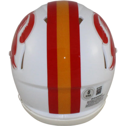 Warren Sapp Tampa Bay Buccaneers Signed Throwback Mini Helmet (HOF Inscription)