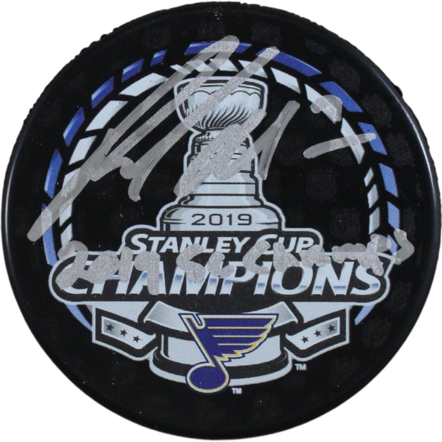 Patrick Maroon Signed St. Louis Blues 2019 Stanley Cup Champions Hockey Puck