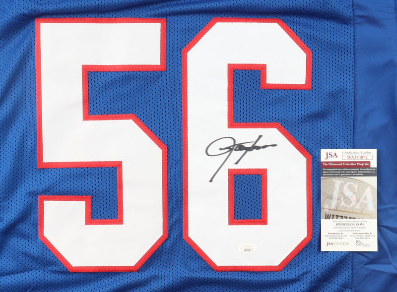 Lawrence Taylor Signed New York Giants Custom Jersey (JSA COA)
