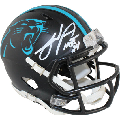 Julius Peppers Signed Carolina Panthers Eclipse Mini Helmet (HOF)