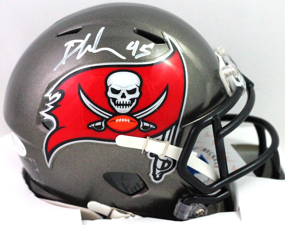 Devin White Signed Tampa Bay Buccaneers 2020 Speed Mini Helmet
