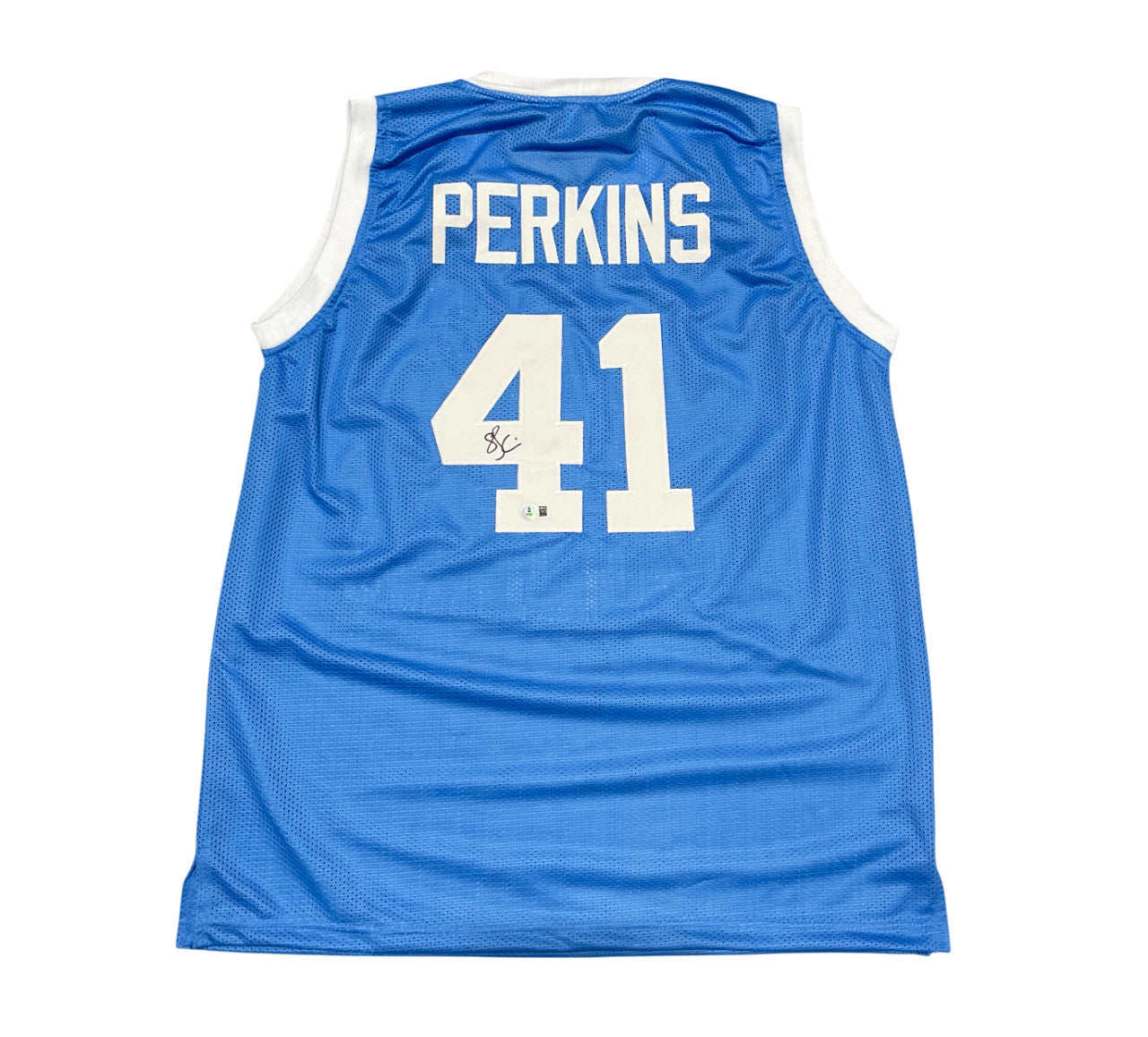 Sam Perkins Signed North Carolina Tar Heels Custom Basketball Jersey