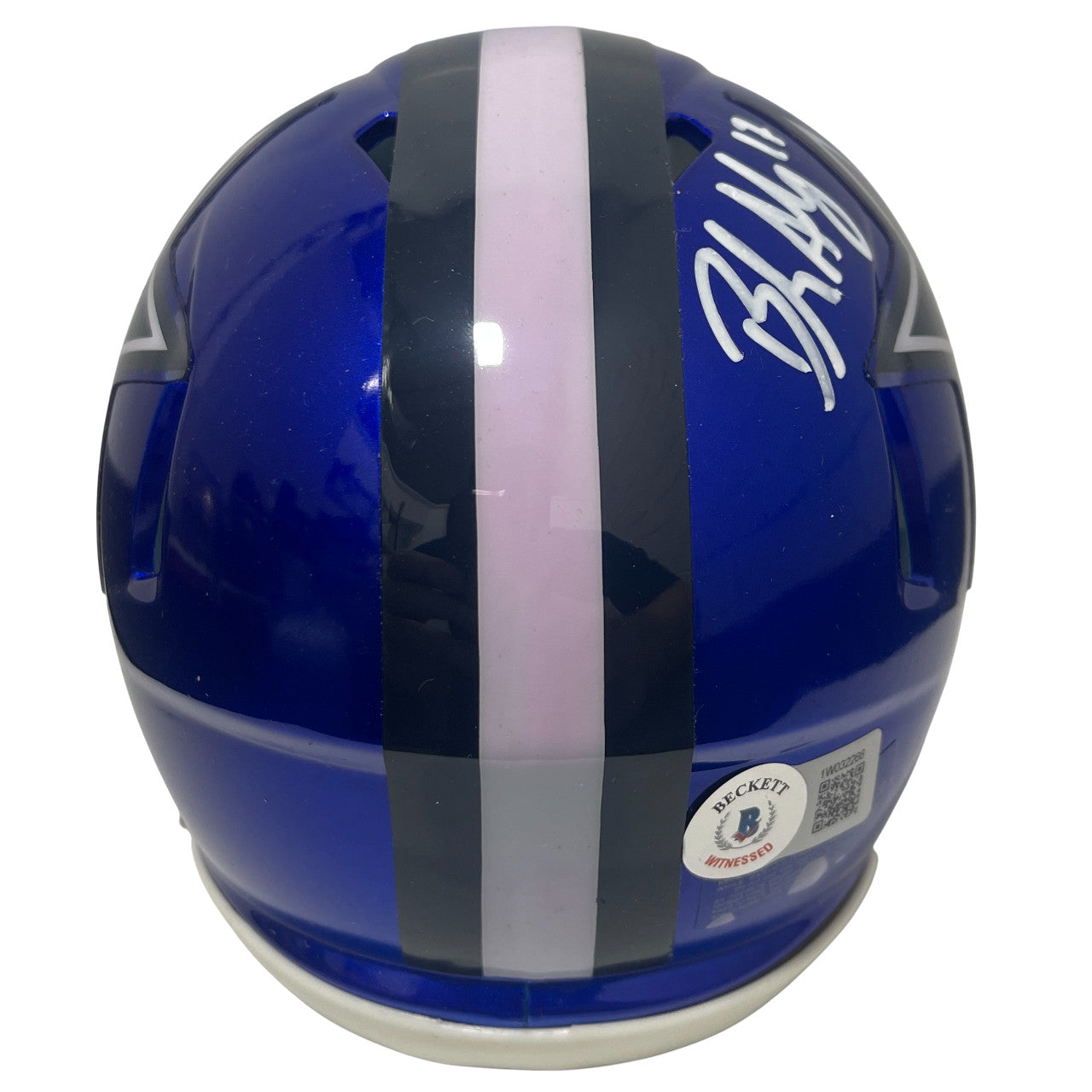 Brandon Aubrey Signed Dallas Cowboys Riddell Flash Mini Helmet