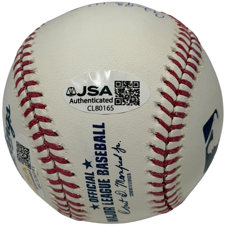 Roberto Alomar Signed Official MLB Baseball with 4 Stat Inscriptions