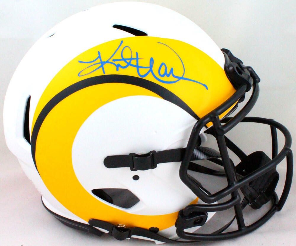 Kurt Warner Signed St. Louis Rams Lunar Speed Full Size Authentic Helmet