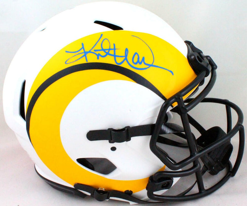 Kurt Warner Signed St. Louis Rams Lunar Speed Full Size Authentic Helmet