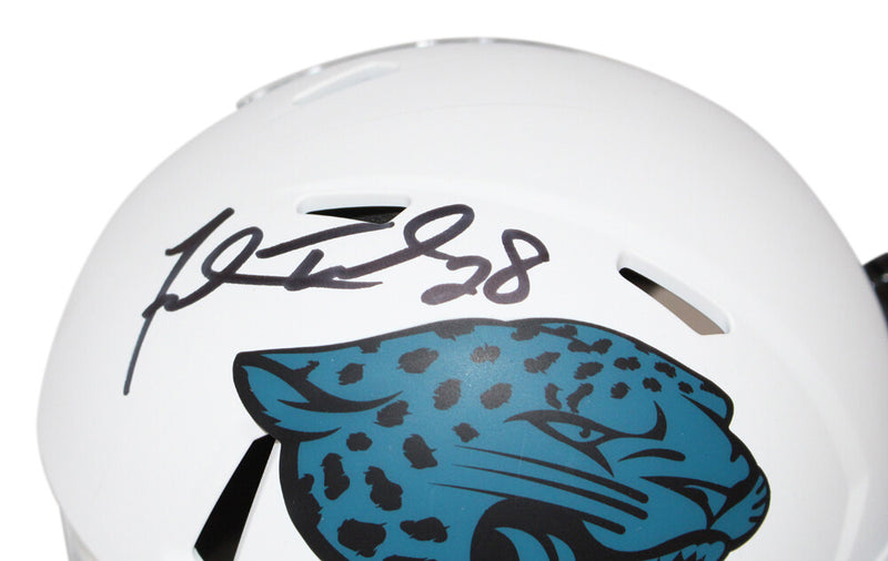 Fred Taylor Signed Jacksonville Jaguars Lunar Speed Mini Helmet BAS