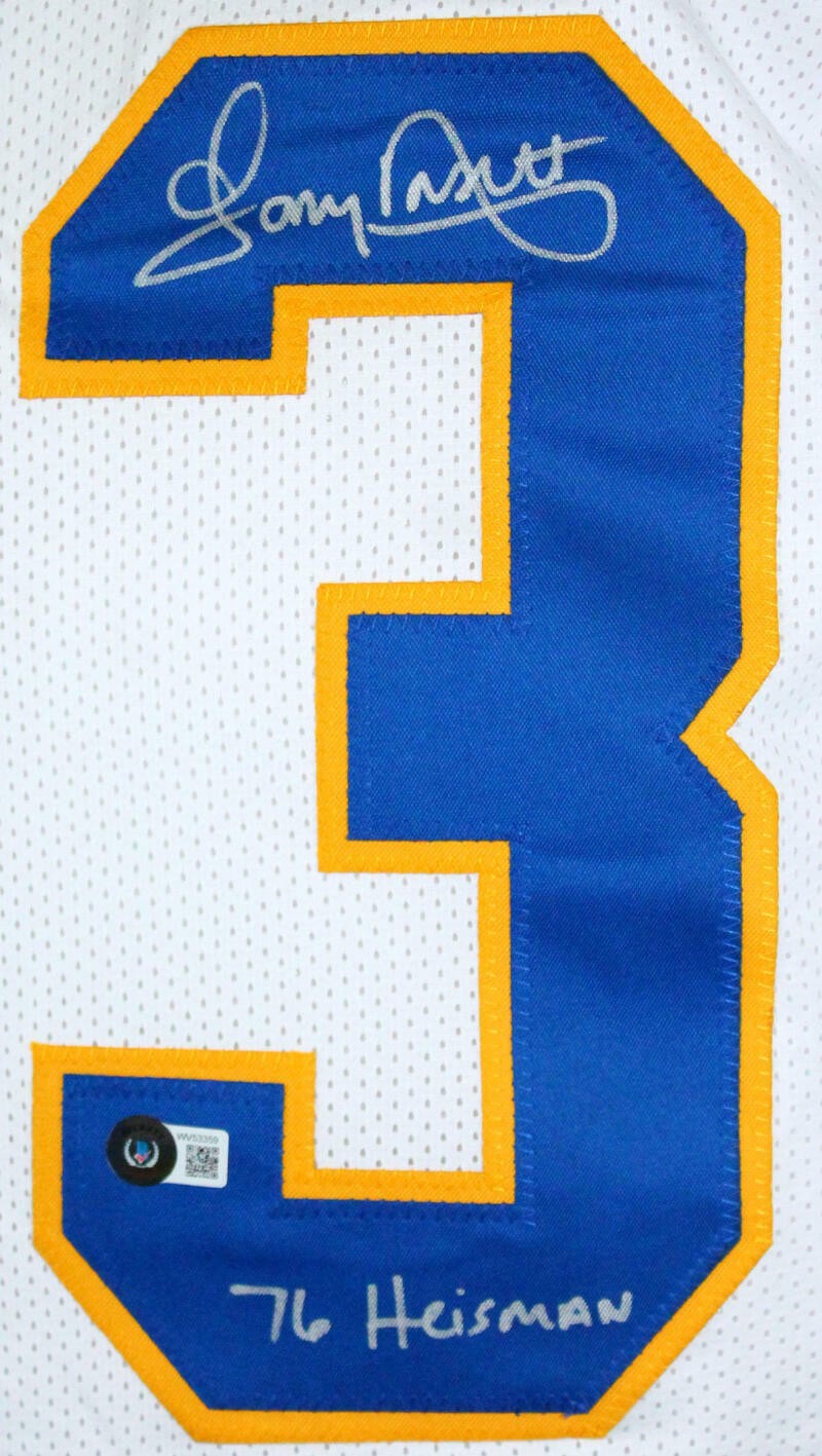 Tony Dorsett Signed White Custom College Jersey - Heisman Inscribed