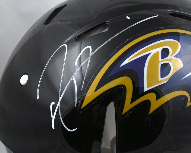 Ray Lewis Autographed Baltimore Ravens Full Size Authentic Helmet