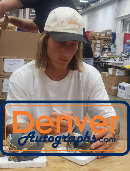Trevor Lawrence Jacksonville Jaguars Autographed Slate Mini Helmet