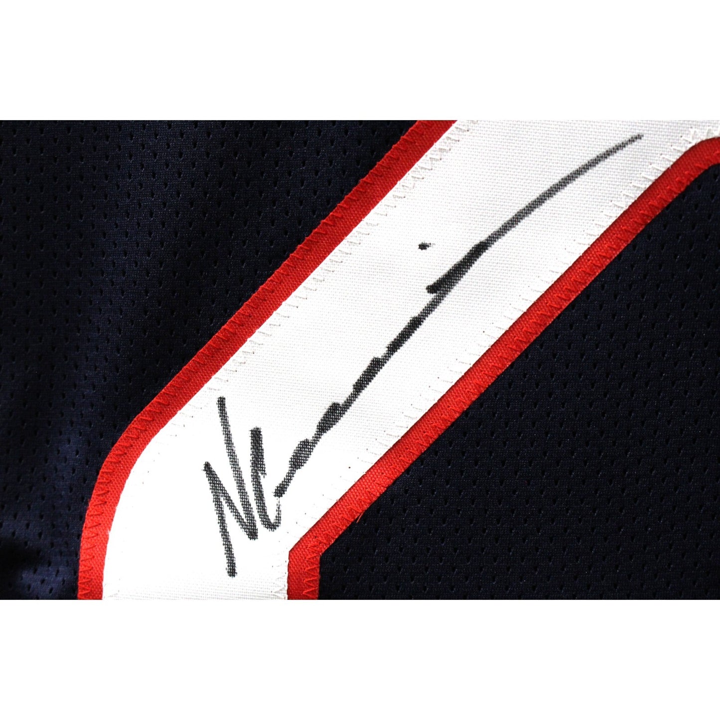 Nico Collins Autographed Blue Pro Style Football Jersey (Beckett)
