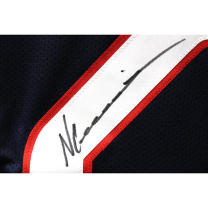 Nico Collins Autographed Blue Pro Style Football Jersey (Beckett)