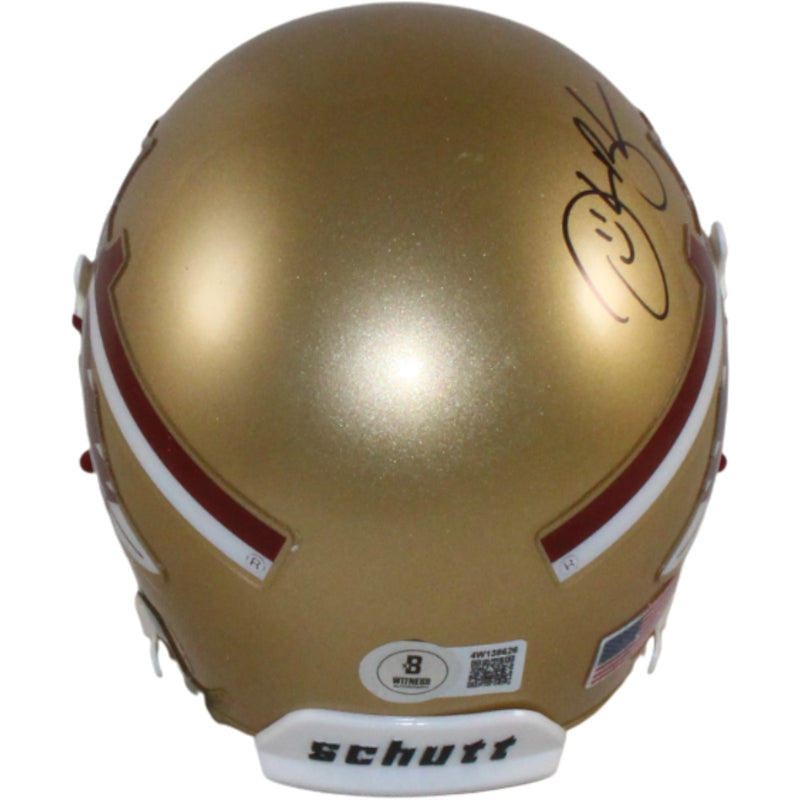 Derrick Brooks Autographed Florida State Seminoles Schutt Mini Helmet