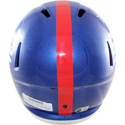 Phil Simms Signed New York Giants Color Rush Full Size Replica Helmet