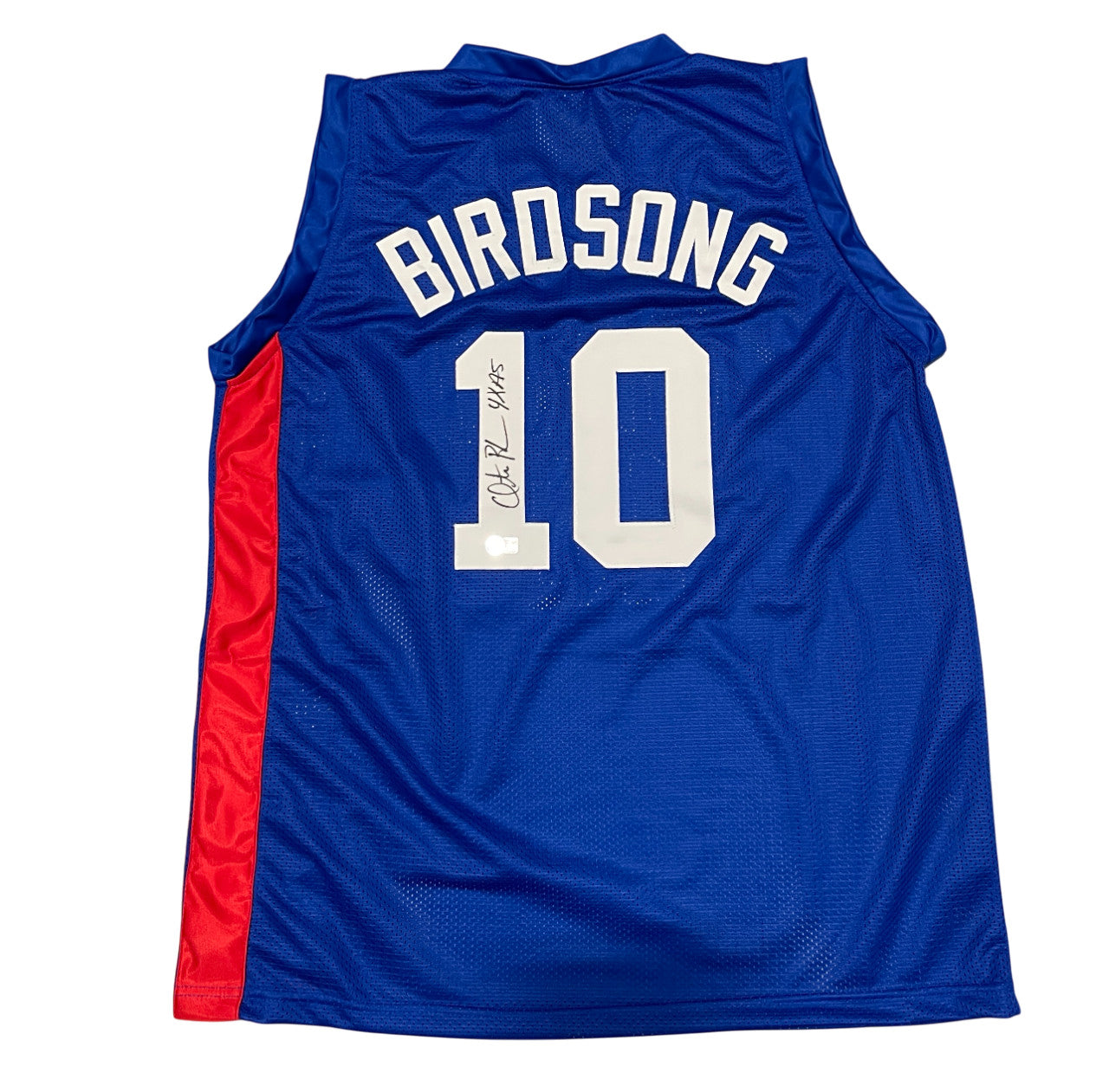 Otis Birdsong Signed New Jersey Nets Custom Jersey