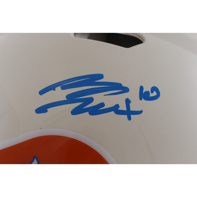 Bo Nix Autographed Denver Broncos Authentic Retro Helmet