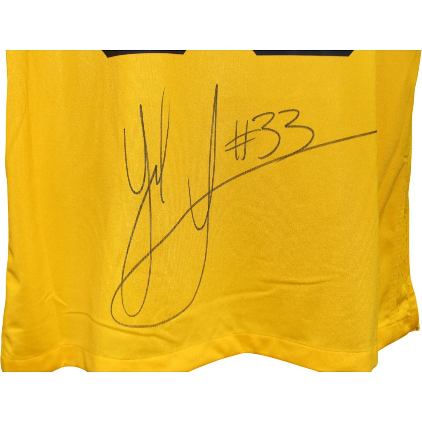 Jack Sawyer Autographed Pittsburgh Steelers Gold Jersey