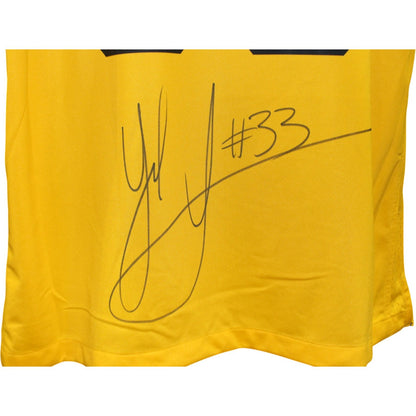 Jack Sawyer Autographed Pittsburgh Steelers Gold Jersey