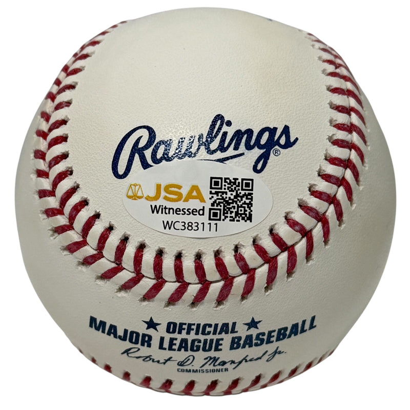 Jose Canseco Autographed ROMLB Baseball with 40/40 Inscription (JSA)