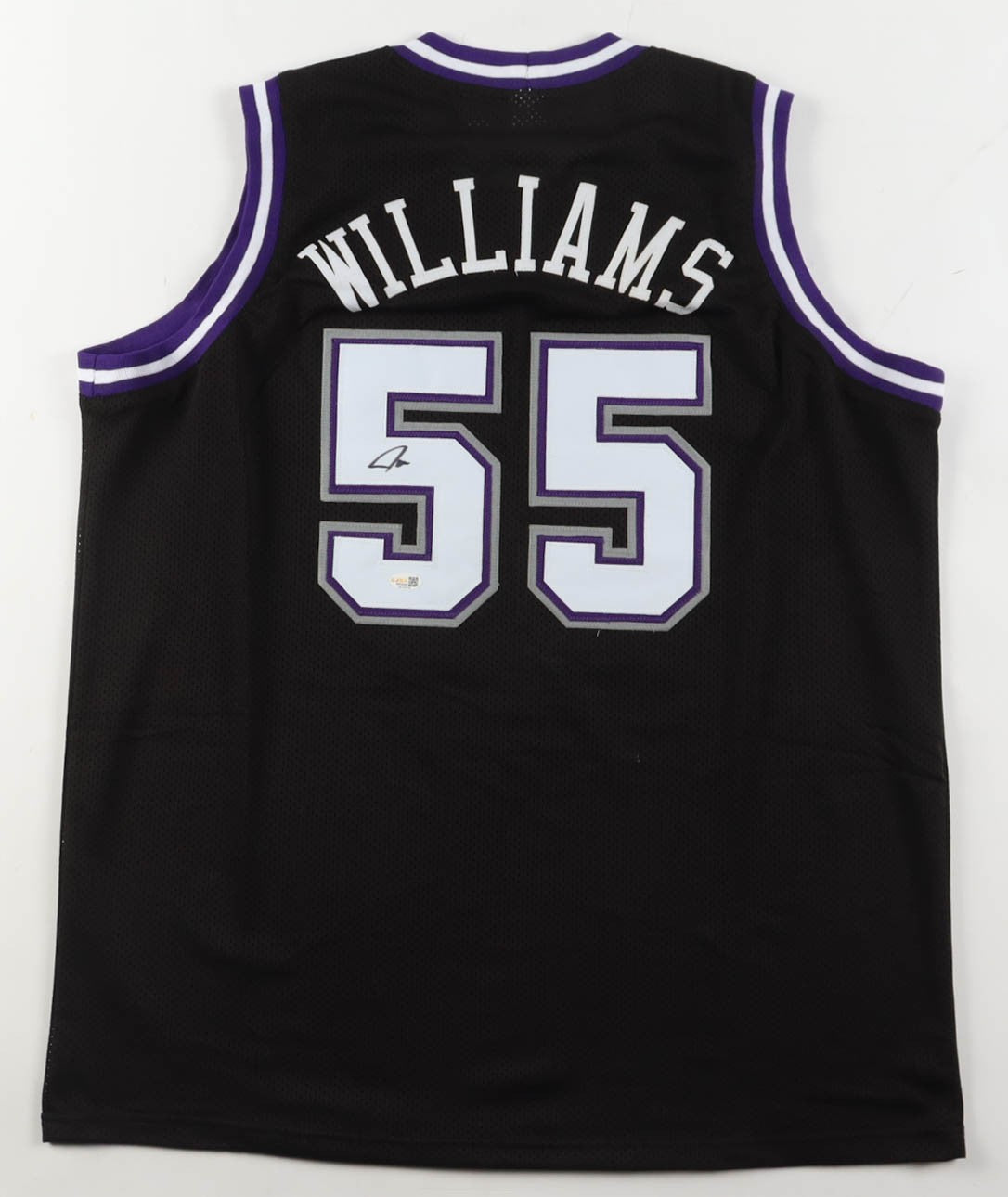 Jason Williams Signed Sacramento Kings Black Custom Jersey