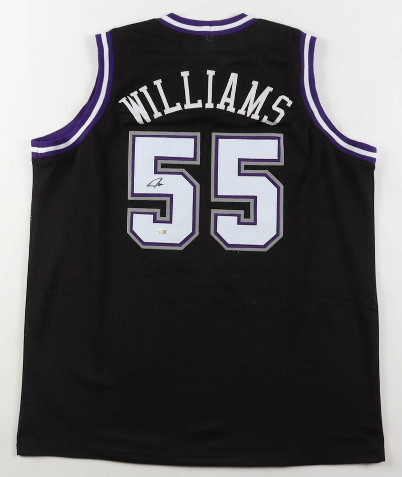 Jason Williams Signed Sacramento Kings Black Custom Jersey