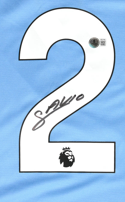 Savinho Autographed Manchester City Home Jersey