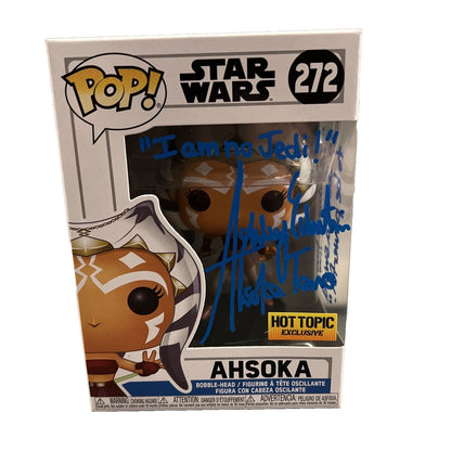 Ashley Eckstein Signed Ahsoka Tano #272 Star Wars Funko Pop w/ Inscriptions