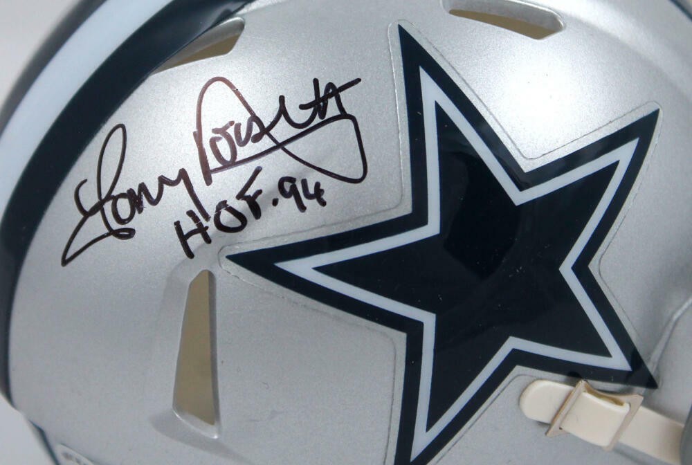 Tony Dorsett Signed Dallas Cowboys Speed Mini Helmet (HOF Inscription)